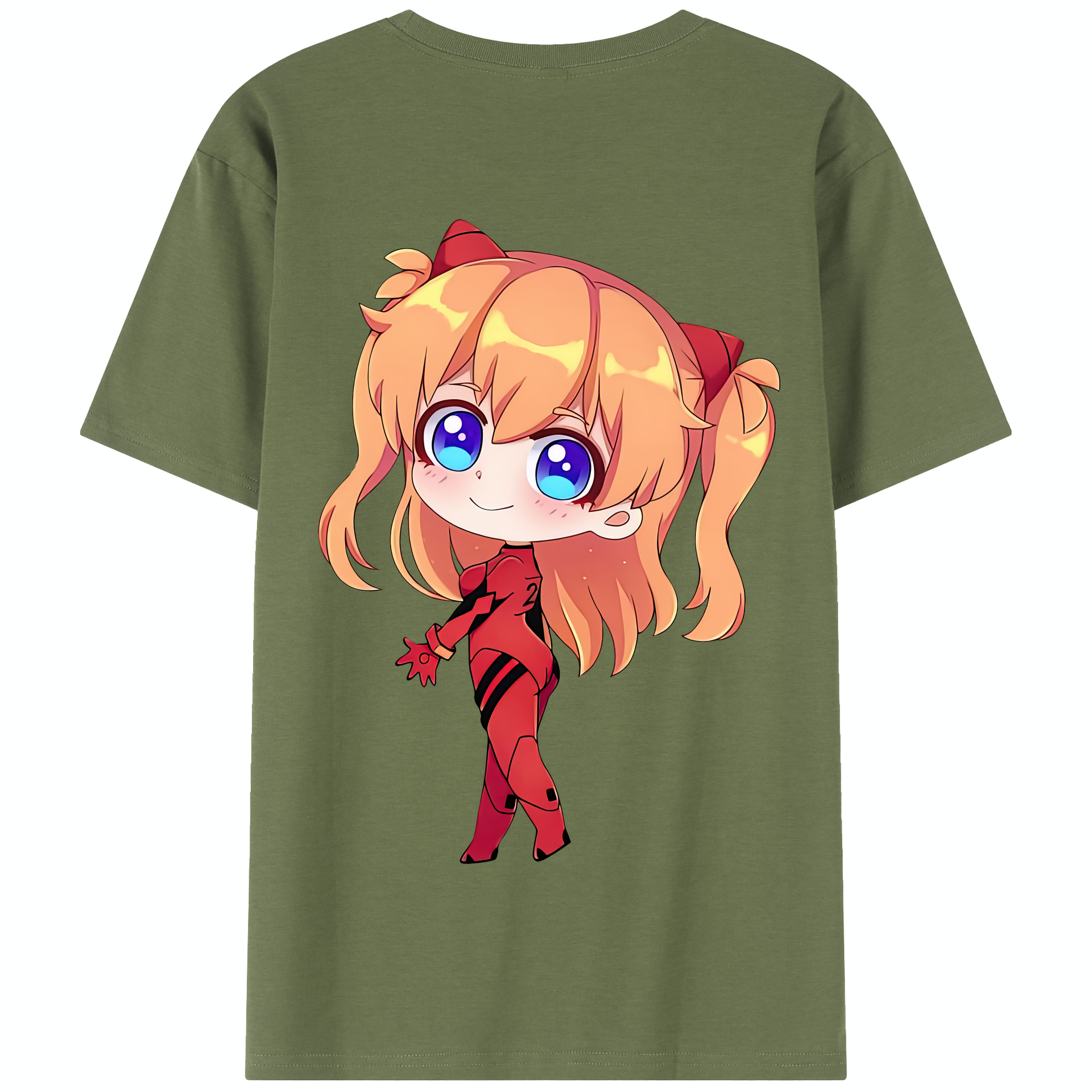 （画像用） EVA 新世紀エヴァンゲリオン 綿100％半袖Tシャツ（背面プリント）